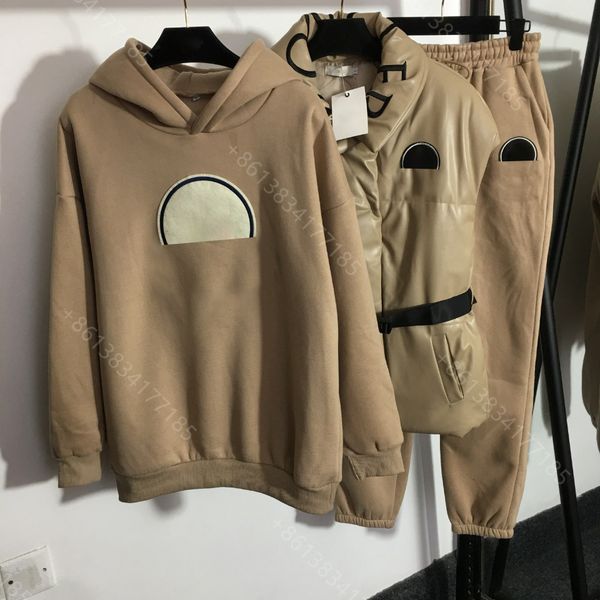 2021ss winter brand women tracksuit hoodies pants down vest 3-piece logo fashion designer sports set long sleeve running fitness female spor, White
2021ss winter brand women tracksuit hoodies pants down vest 3-piece logo fashion designer sports set long sleeve running fitness female spor, White