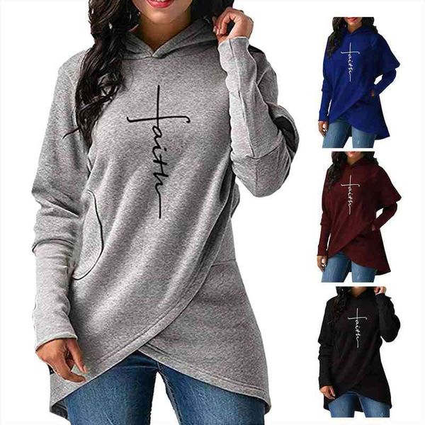 oversized hoodies autumn winter women irregular hem hoodie cross embroidery pullover ropa de mujer, Black
oversized hoodies autumn winter women irregular hem hoodie cross embroidery pullover ropa de mujer, Black