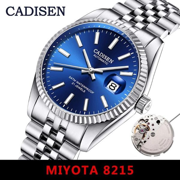 wristwatches cadisen men mechanical watch automatic business stainless steel waterproof relogio masculino, Slivery;brown
wristwatches cadisen men mechanical watch automatic business stainless steel waterproof relogio masculino, Slivery;brown