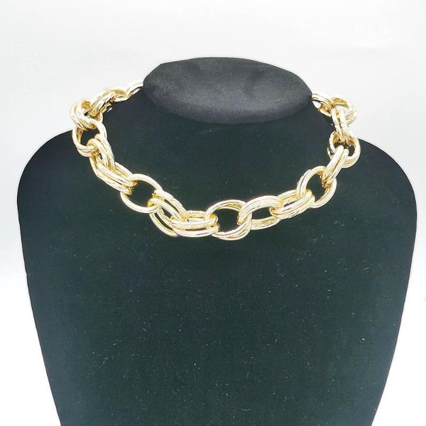 hip hop punk men's chain necklace golden o shape hand make women's jewelry choker trendy aluminum collares para mujer chokers, Golden;silver
hip hop punk men's chain necklace golden o shape hand make women's jewelry choker trendy aluminum collares para mujer chokers, Golden;silver