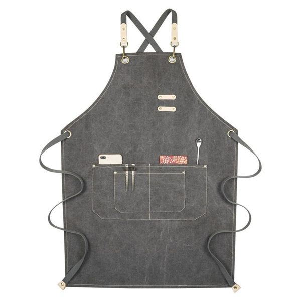 chef apron cotton canvas cross back adjustable with cooking baking bib strap and large pockets aprons
chef apron cotton canvas cross back adjustable with cooking baking bib strap and large pockets aprons