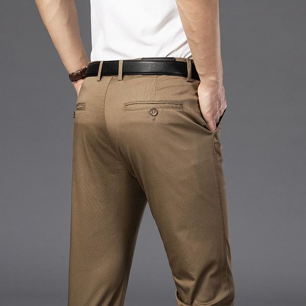 men's pants business casual autumn winter loose straight tencel thick trousers khaki black gray brand clothing 40
men's pants business casual autumn winter loose straight tencel thick trousers khaki black gray brand clothing 40