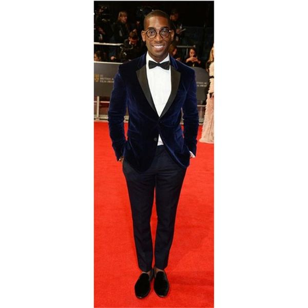 dark blue velvet 2 pieces men suit set terno masculino (jacket+pants) slim fit smoking groom wedding suits mens tuxedo men's & blazers, White;black
dark blue velvet 2 pieces men suit set terno masculino (jacket+pants) slim fit smoking groom wedding suits mens tuxedo men's & blazers, White;black