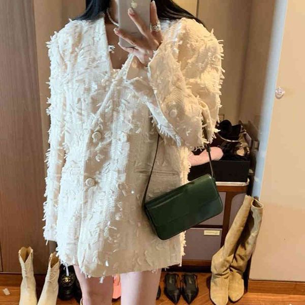 women's jackets galcaur korean fashion jacket for women v neck long sleeve single breasted solid minimalist coats female autumn clothin, Black;brown
women's jackets galcaur korean fashion jacket for women v neck long sleeve single breasted solid minimalist coats female autumn clothin, Black;brown