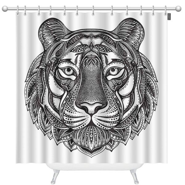 tiger hand drawn shower curtainkids geometric ethnic motif with rhombus, triangles polyester stall curtains with hooks for
tiger hand drawn shower curtainkids geometric ethnic motif with rhombus, triangles polyester stall curtains with hooks for