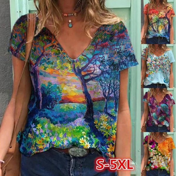 summer women new fashion abstract printed t-shirts short sleeve cotton loose v-neck shirts plus size s-5xl, White
summer women new fashion abstract printed t-shirts short sleeve cotton loose v-neck shirts plus size s-5xl, White