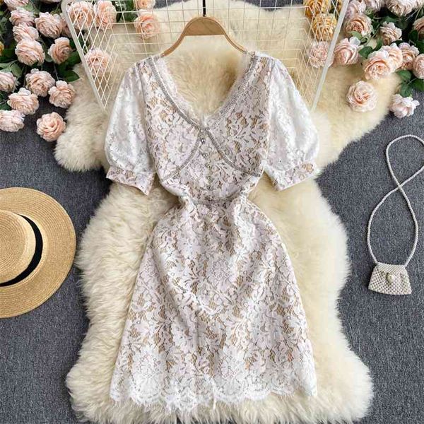 women summer fashion v-neck diamond slim short sleeve lace a-line dress elegant party clothes vestido de mujer s826 210527, Black;gray
women summer fashion v-neck diamond slim short sleeve lace a-line dress elegant party clothes vestido de mujer s826 210527, Black;gray