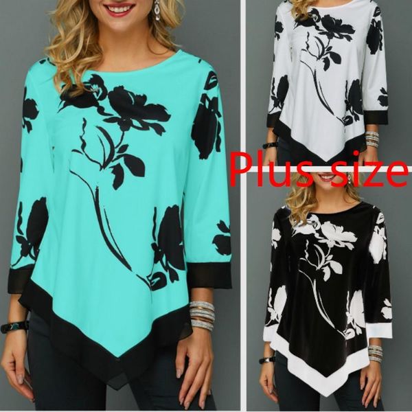 women's spring and autumn fashion printed long sleeve round neck ladies t shirt elegant cotton plus size s-5xl t-shirt, White
women's spring and autumn fashion printed long sleeve round neck ladies t shirt elegant cotton plus size s-5xl t-shirt, White
