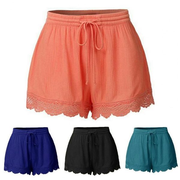 women's shorts summer clothing loose ladies drawstring elastic waist bottoms short pants wide leg for going out, White;black
women's shorts summer clothing loose ladies drawstring elastic waist bottoms short pants wide leg for going out, White;black