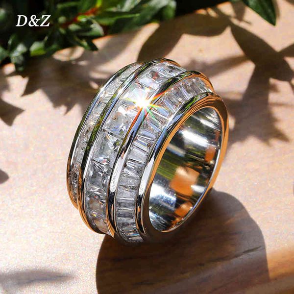d&z 2021 baguette zircon rings copper material ring gold color iced out cubic zirconia fashion hip hop jewelry, Silver
d&z 2021 baguette zircon rings copper material ring gold color iced out cubic zirconia fashion hip hop jewelry, Silver