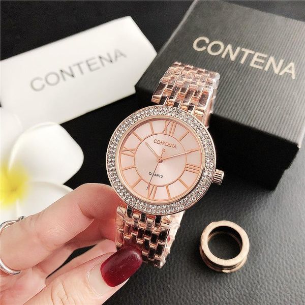 wristwatches 2021 watch women classic rhinestone luxury ladies watches womens exquisite casual female metal wristwatch, Slivery;brown
wristwatches 2021 watch women classic rhinestone luxury ladies watches womens exquisite casual female metal wristwatch, Slivery;brown