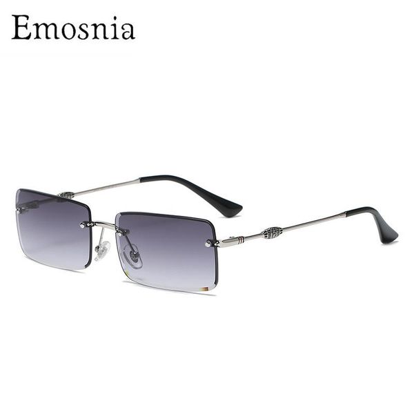 sunglasses 2021 frameless metal square for men women fashion rimless small eyeglasses gradient lens sun glasses uv400, White;black
sunglasses 2021 frameless metal square for men women fashion rimless small eyeglasses gradient lens sun glasses uv400, White;black