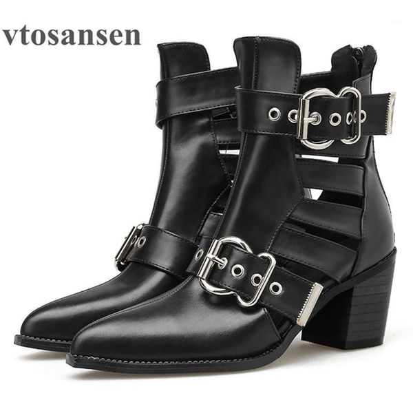 boots spring autumn women ankle hollow out buckle goth chunky high heel shoes straps summer female pointed toe1, Black
boots spring autumn women ankle hollow out buckle goth chunky high heel shoes straps summer female pointed toe1, Black