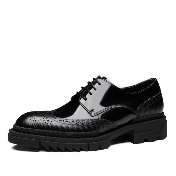 genuine leather formal oxford shoes for men brogue wedding sapato social masculino chaussures hommes pointu g68 dress, Black
genuine leather formal oxford shoes for men brogue wedding sapato social masculino chaussures hommes pointu g68 dress, Black
