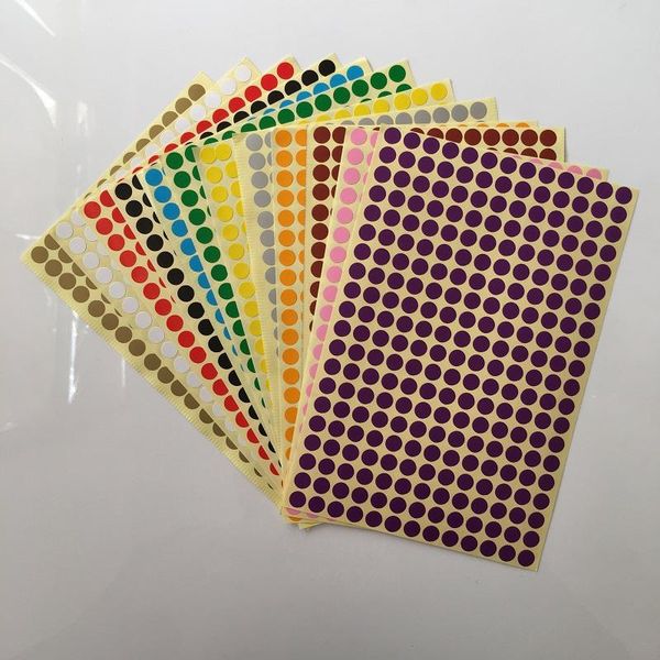 gift wrap 260pcs/sheet 8mm dot sticker round label self adhesive office school supplier mix color
gift wrap 260pcs/sheet 8mm dot sticker round label self adhesive office school supplier mix color