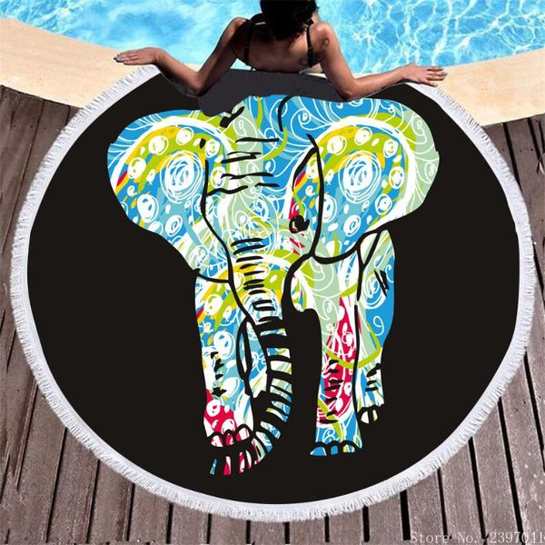 towel 3d bohemian elephant digital print summer round beach wall tapestries sport yoga mat with tassels
towel 3d bohemian elephant digital print summer round beach wall tapestries sport yoga mat with tassels