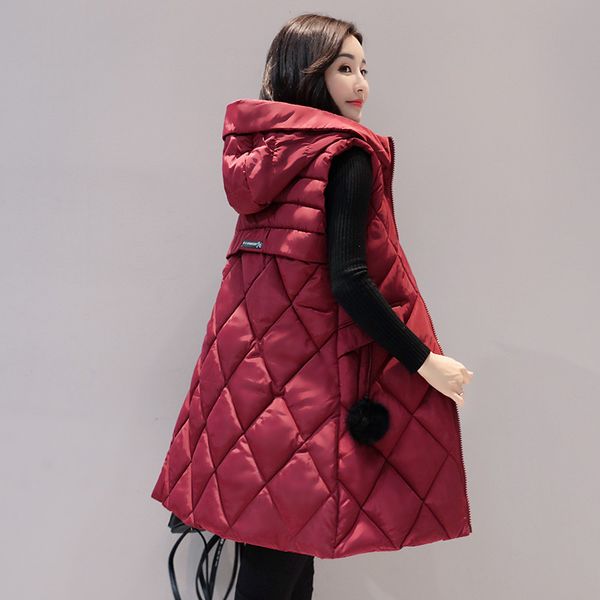 autumn winter vest women waistcoat fashion female sleeveless jacket hooded warm long vest cotton feminino plus size, Black
autumn winter vest women waistcoat fashion female sleeveless jacket hooded warm long vest cotton feminino plus size, Black