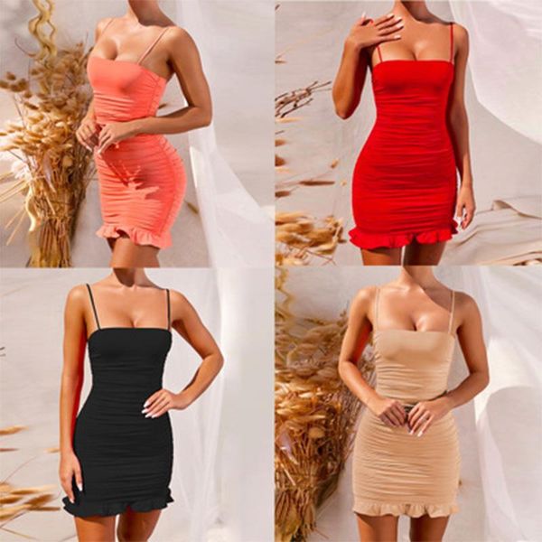 casual dresses ruffles spaghetti strap dress bodycon mini summer 2021 ruched sleeveless backless party clubwear white black, Black;gray
casual dresses ruffles spaghetti strap dress bodycon mini summer 2021 ruched sleeveless backless party clubwear white black, Black;gray