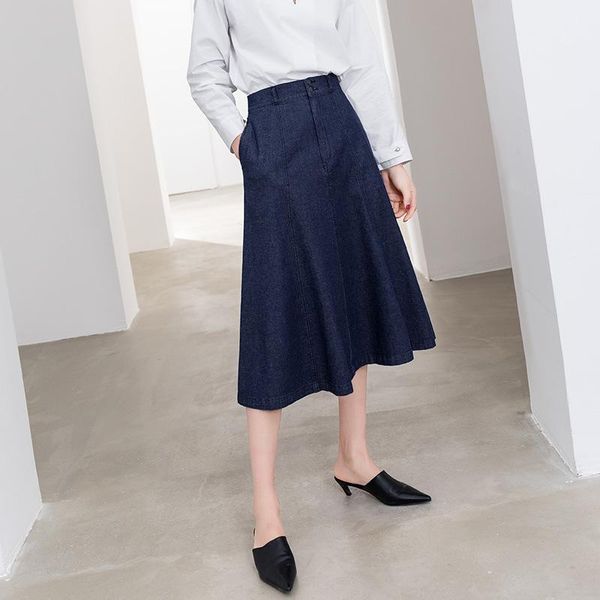 skirts incense denim skirt women's 2021 spring and summer korean loose medium length high waist casual a-line, Black
skirts incense denim skirt women's 2021 spring and summer korean loose medium length high waist casual a-line, Black
