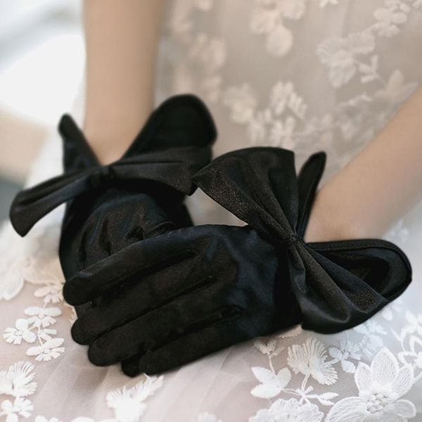 five fingers gloves 2021 women fashion short lap ding elastic retro large bow satin comfortable birthday party dress accessories, Blue;gray
five fingers gloves 2021 women fashion short lap ding elastic retro large bow satin comfortable birthday party dress accessories, Blue;gray