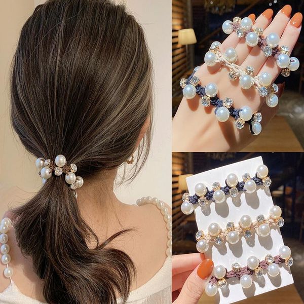 hair accessories woman elegant pearl ties beads girls scrunchies rubber bands ponytail holders elastic band headdress
hair accessories woman elegant pearl ties beads girls scrunchies rubber bands ponytail holders elastic band headdress