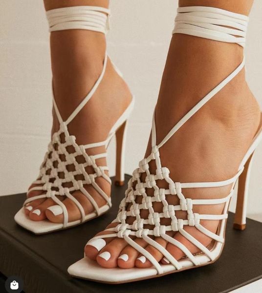 sandals green pumps ankle straps women square toe 11cm high heel lace up cross-tied stiletto hollow dress shoes plus size, Black
sandals green pumps ankle straps women square toe 11cm high heel lace up cross-tied stiletto hollow dress shoes plus size, Black