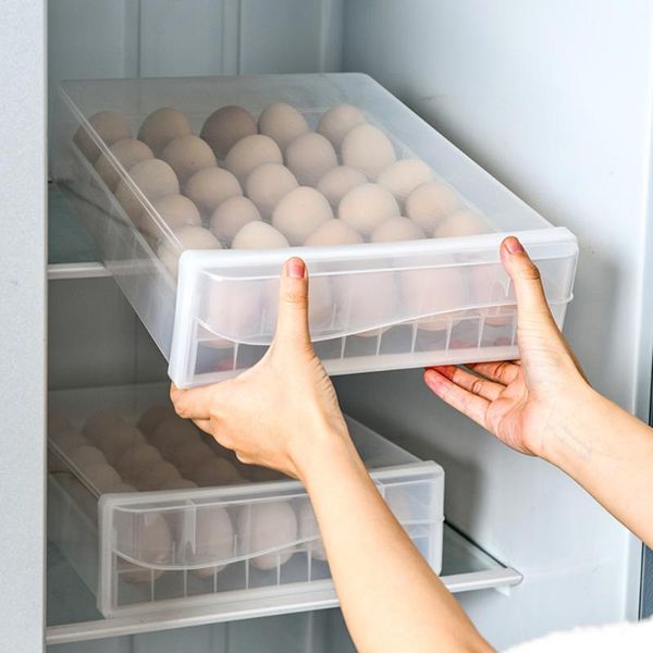 storage bottles & jars egg rack single-layer 30 grid high-grade anti-collision with lid and drawer stackablekitchen refrigerator box
storage bottles & jars egg rack single-layer 30 grid high-grade anti-collision with lid and drawer stackablekitchen refrigerator box