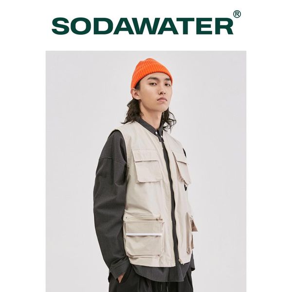 multi pockets cargo vest men japanese streetwear 2021 stylish solid color zipper sleeveless jacket 2062s men's vests, Black;white
multi pockets cargo vest men japanese streetwear 2021 stylish solid color zipper sleeveless jacket 2062s men's vests, Black;white