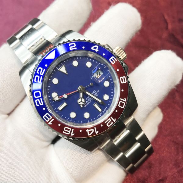 20 colours men watches 2813 blue and red ceramic bezel blue dial sapphire glass 904l stainless steel luminous mechanical waterproof wristwat, Slivery;brown
20 colours men watches 2813 blue and red ceramic bezel blue dial sapphire glass 904l stainless steel luminous mechanical waterproof wristwat, Slivery;brown