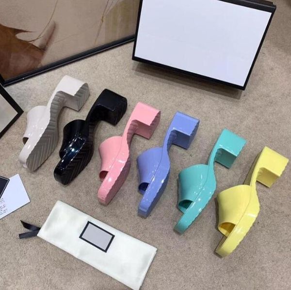 2022 new luxury women designer shoes slippers high heels candy colors rubber solid jelly shoes fashion holiday beach summer slides slip-on o, Black
2022 new luxury women designer shoes slippers high heels candy colors rubber solid jelly shoes fashion holiday beach summer slides slip-on o, Black