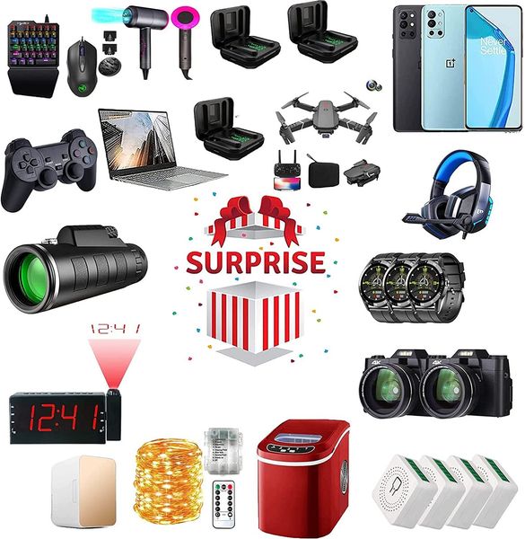 mystery box electronics, boxes random, birthday surprise favors , lucky for adults gift, such as drones, smart watches-a544
mystery box electronics, boxes random, birthday surprise favors , lucky for adults gift, such as drones, smart watches-a544