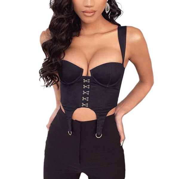 women's tanks & camis women crop camisole strapless tie ladies sleeveless skinny solid buckles backless t-shirt vest bustiers corsets, White
women's tanks & camis women crop camisole strapless tie ladies sleeveless skinny solid buckles backless t-shirt vest bustiers corsets, White