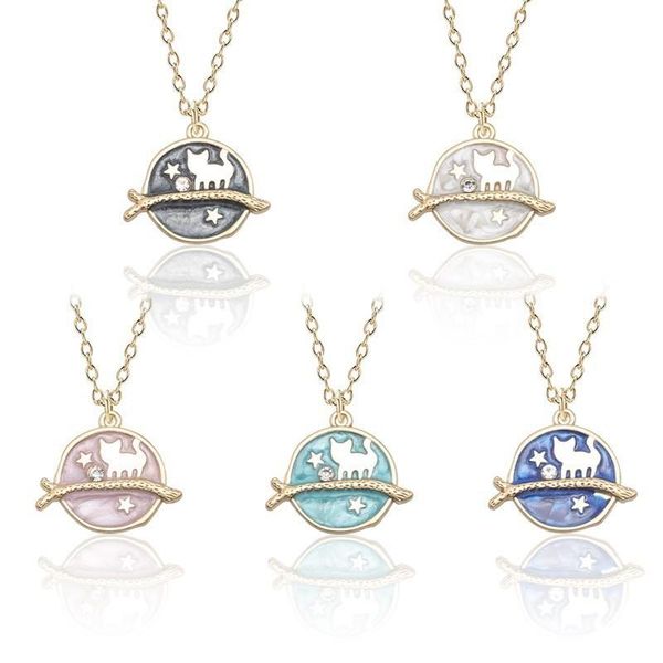 pendant necklaces diy cute kitten necklace for women girls planet stars sky crystal enamel choker lovely cartoon child jewelry gifts, Silver
pendant necklaces diy cute kitten necklace for women girls planet stars sky crystal enamel choker lovely cartoon child jewelry gifts, Silver