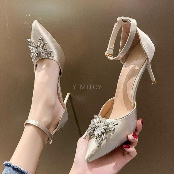dress shoes 2021 high heels crystals women pointed toe ankle buckle strap party pumps ladies zapatos de mujer plataforma, Black
dress shoes 2021 high heels crystals women pointed toe ankle buckle strap party pumps ladies zapatos de mujer plataforma, Black