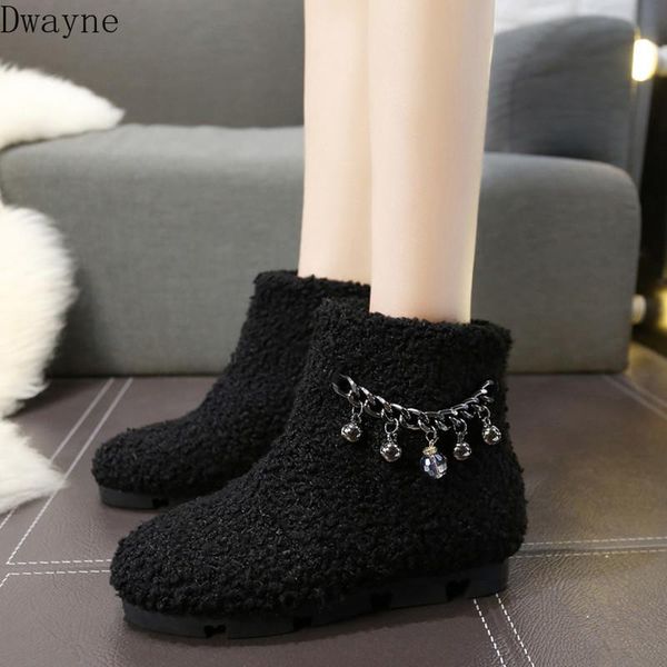 boots 2021 winter models wild thick bottom increase lamb wool plus velvet warm short children, Black
boots 2021 winter models wild thick bottom increase lamb wool plus velvet warm short children, Black