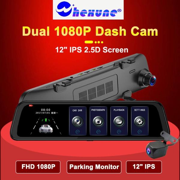 dual lens 1080p 12" ips touch screen car dvr stream rearview mirror dash camera night vision parking monitor dvrs
dual lens 1080p 12" ips touch screen car dvr stream rearview mirror dash camera night vision parking monitor dvrs