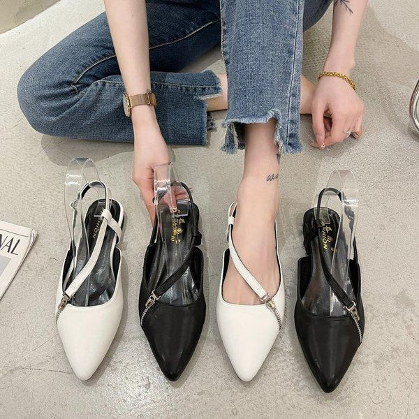 sandals single women's summer 2021 fashion wild version of net red pointed shallow mouth soft bottom hollow female spring autumn, Black
sandals single women's summer 2021 fashion wild version of net red pointed shallow mouth soft bottom hollow female spring autumn, Black