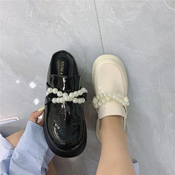 slippers flat shoes female house platform shallow slipers women med slides loafers string bead cover toe soft 2021 casual pu rub, Black
slippers flat shoes female house platform shallow slipers women med slides loafers string bead cover toe soft 2021 casual pu rub, Black