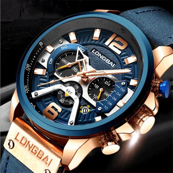 wristwatches xiiviix casual sport watches men blue military leather wrist watch male clock fashion chronograph wristwatch, Slivery;brown
wristwatches xiiviix casual sport watches men blue military leather wrist watch male clock fashion chronograph wristwatch, Slivery;brown