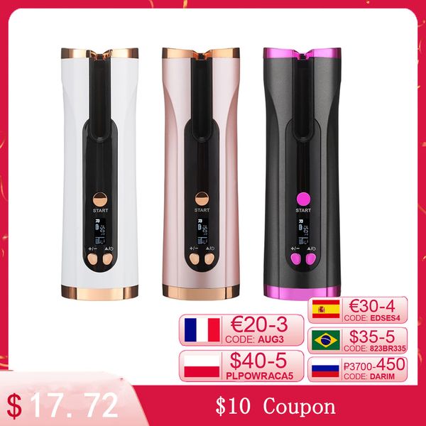 automatic curling iron hair curler corrugation for hair usb rechargeable lcd display portable hair styler waver styling
automatic curling iron hair curler corrugation for hair usb rechargeable lcd display portable hair styler waver styling