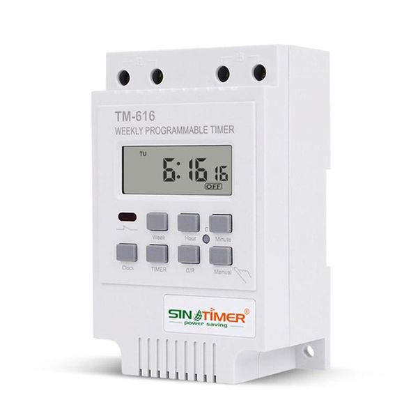 timers 30amp weekly programmable digital time switch relay control timer 220v din rail mount
timers 30amp weekly programmable digital time switch relay control timer 220v din rail mount