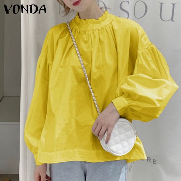 blouses vonda bohemian women casual lantern sleeve office ladies shirts 2021 female ol tunic vintage solid blouse 5xl, White
blouses vonda bohemian women casual lantern sleeve office ladies shirts 2021 female ol tunic vintage solid blouse 5xl, White