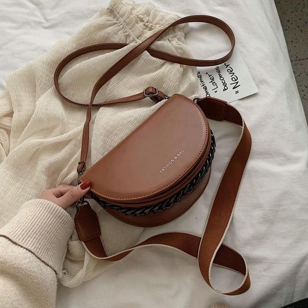 shoulder bags semi-circle pu leather crossbody for women 2021 solid color chain handbags female daily totes
shoulder bags semi-circle pu leather crossbody for women 2021 solid color chain handbags female daily totes