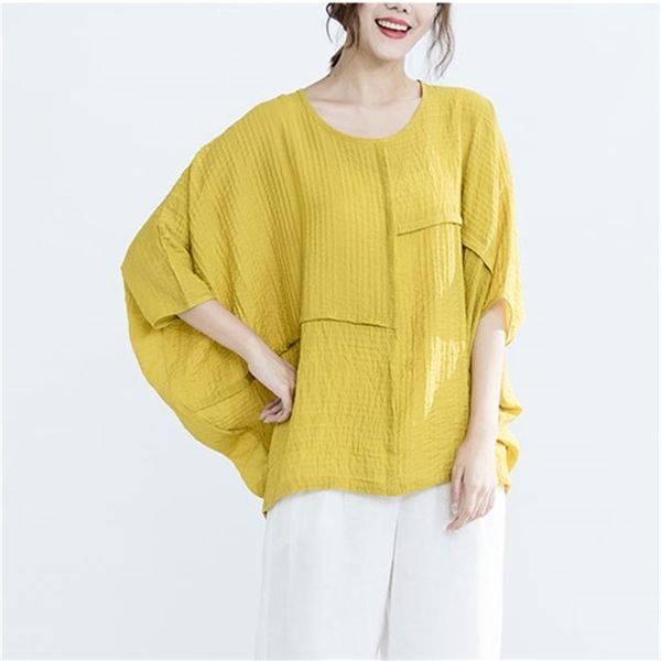 plus size women 100% cotton batwing sleeve loose t-shirt lady large vintage casual tees female clothing z1209 210512, White
plus size women 100% cotton batwing sleeve loose t-shirt lady large vintage casual tees female clothing z1209 210512, White