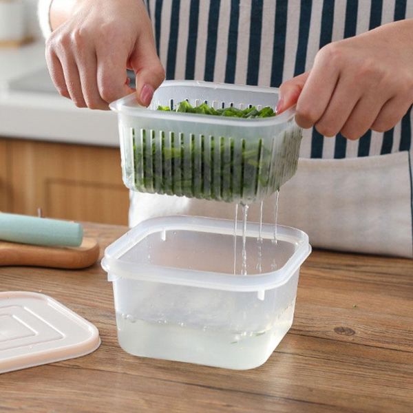 storage bottles & jars fresh-keeping box for onion ginger garlic refrigerator fruit vegetable drain with lid kitchen containers
storage bottles & jars fresh-keeping box for onion ginger garlic refrigerator fruit vegetable drain with lid kitchen containers