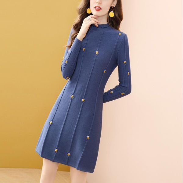 casual dresses fashion women bodycon knitted embroidery winter blue sweater dress o-neck pull oversize stripe vestidos, Black;gray
casual dresses fashion women bodycon knitted embroidery winter blue sweater dress o-neck pull oversize stripe vestidos, Black;gray