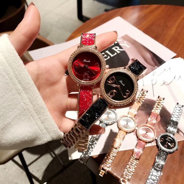 binda diamond inlaid womens watch fashion luxury simple temperament small dial steel belt waterproof quartz delivery, Slivery;brown
binda diamond inlaid womens watch fashion luxury simple temperament small dial steel belt waterproof quartz delivery, Slivery;brown