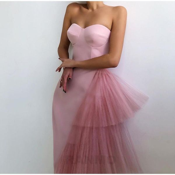 party dresses ranmo modern black/blush pink soft satin evening dress sweetheart organza tiered ankle length formal gowns, White;black
party dresses ranmo modern black/blush pink soft satin evening dress sweetheart organza tiered ankle length formal gowns, White;black
