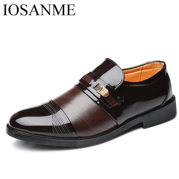 dress shoes pattern british style business formal leather pointed toe office leisure time ventilation men's shoe, Black
dress shoes pattern british style business formal leather pointed toe office leisure time ventilation men's shoe, Black