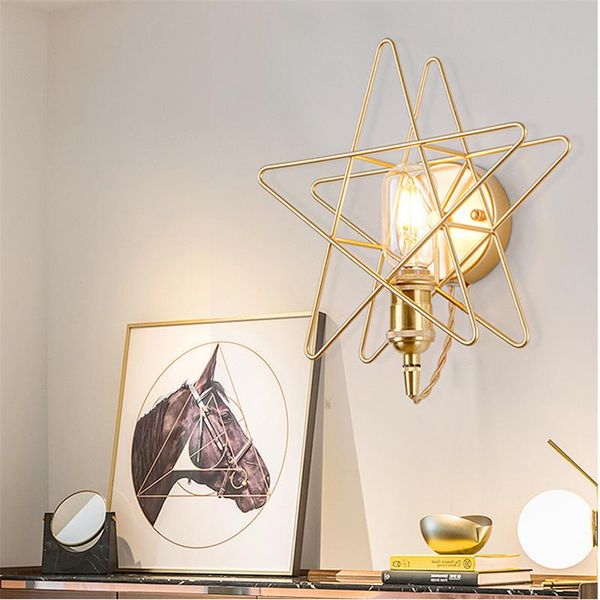 wall lamp five-pointed star lron led bedroom bedside restaurant corridor stairs wandlamp living room decoration light fixtures
wall lamp five-pointed star lron led bedroom bedside restaurant corridor stairs wandlamp living room decoration light fixtures